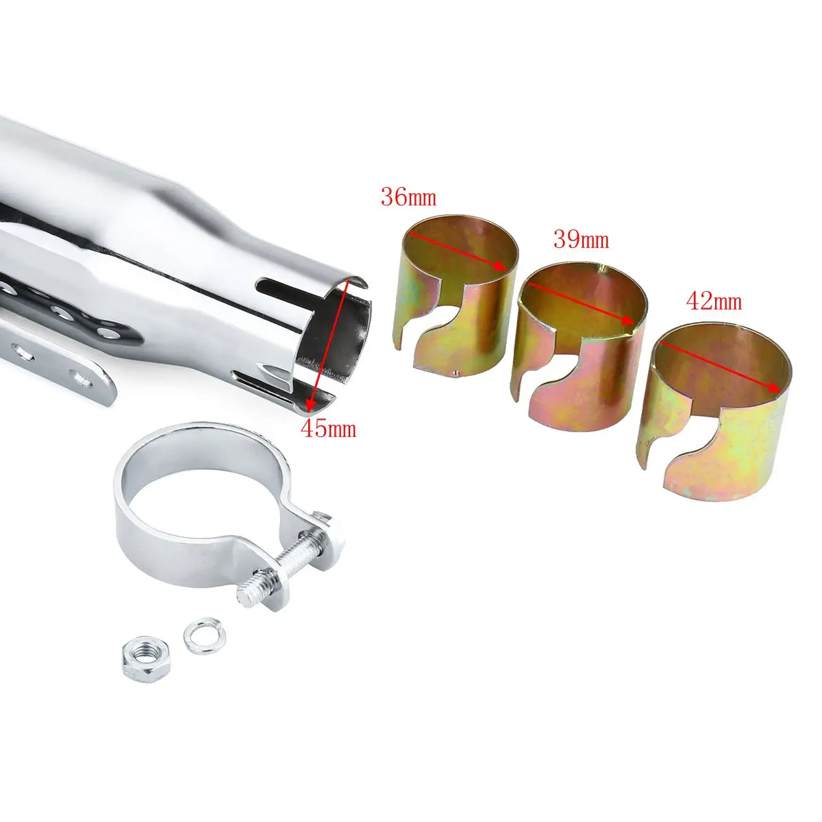 Наконечник выхлопной трубы мотоцикла выхлопная труба Кафе Racer глушитель