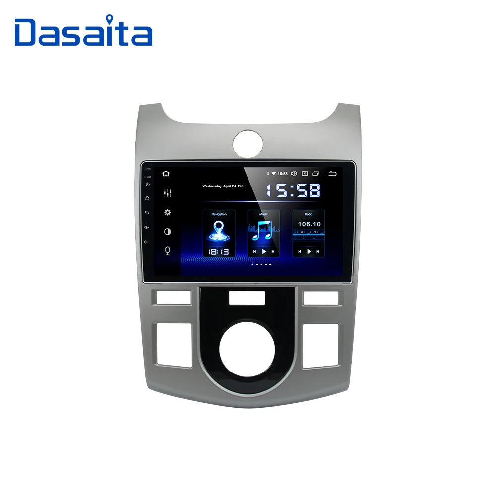 Автомобильный GPS навигатор 9 &quotAndroid 10 Восьмиядерный процессор 64 Гб ПЗУ Bluetooth для Kia