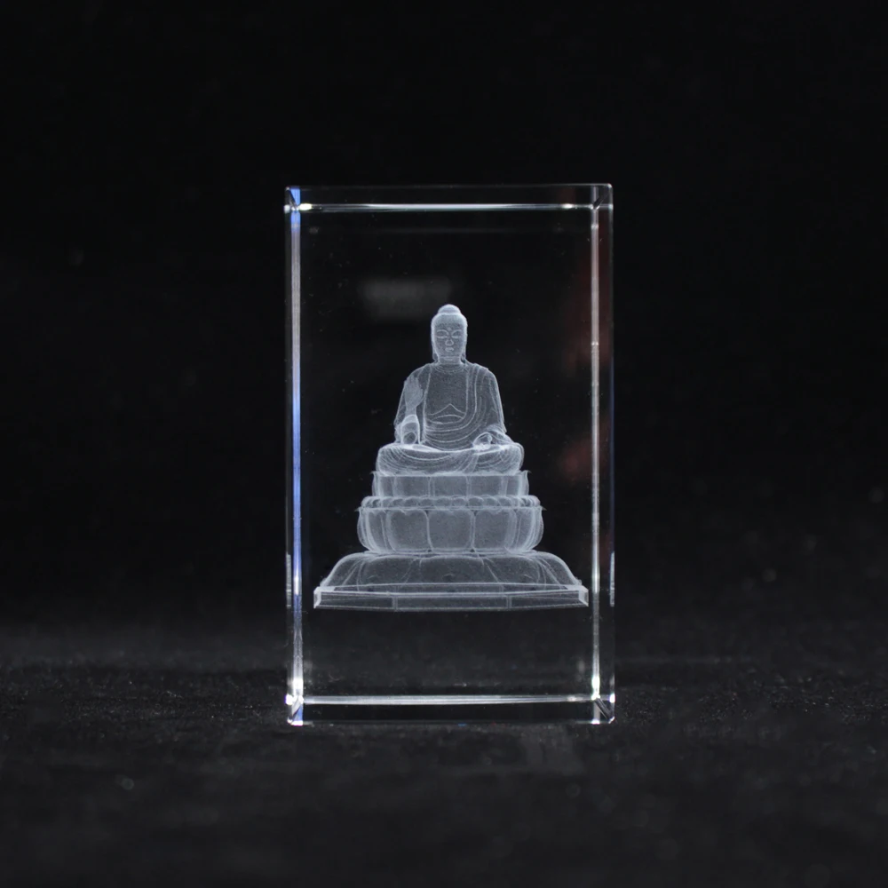 Высококачественная китайская буддистская скульптура Ccrystal статуя Будды храм