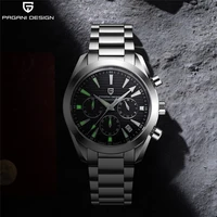pagani design seamaster series mens quartz wristwatch business waterproof men watch stainless steel sports diving chronograph