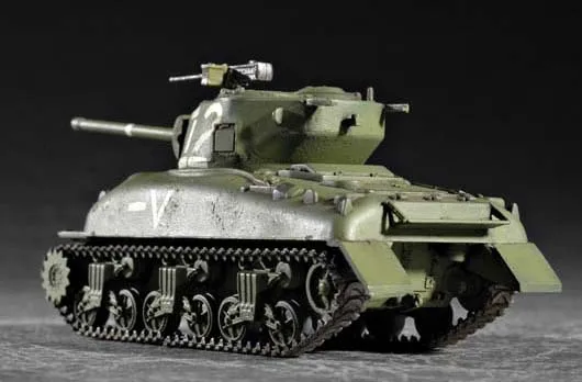 1:72 США M4A1 76 Вт основной боевой танк модель военной сборки бронированный
