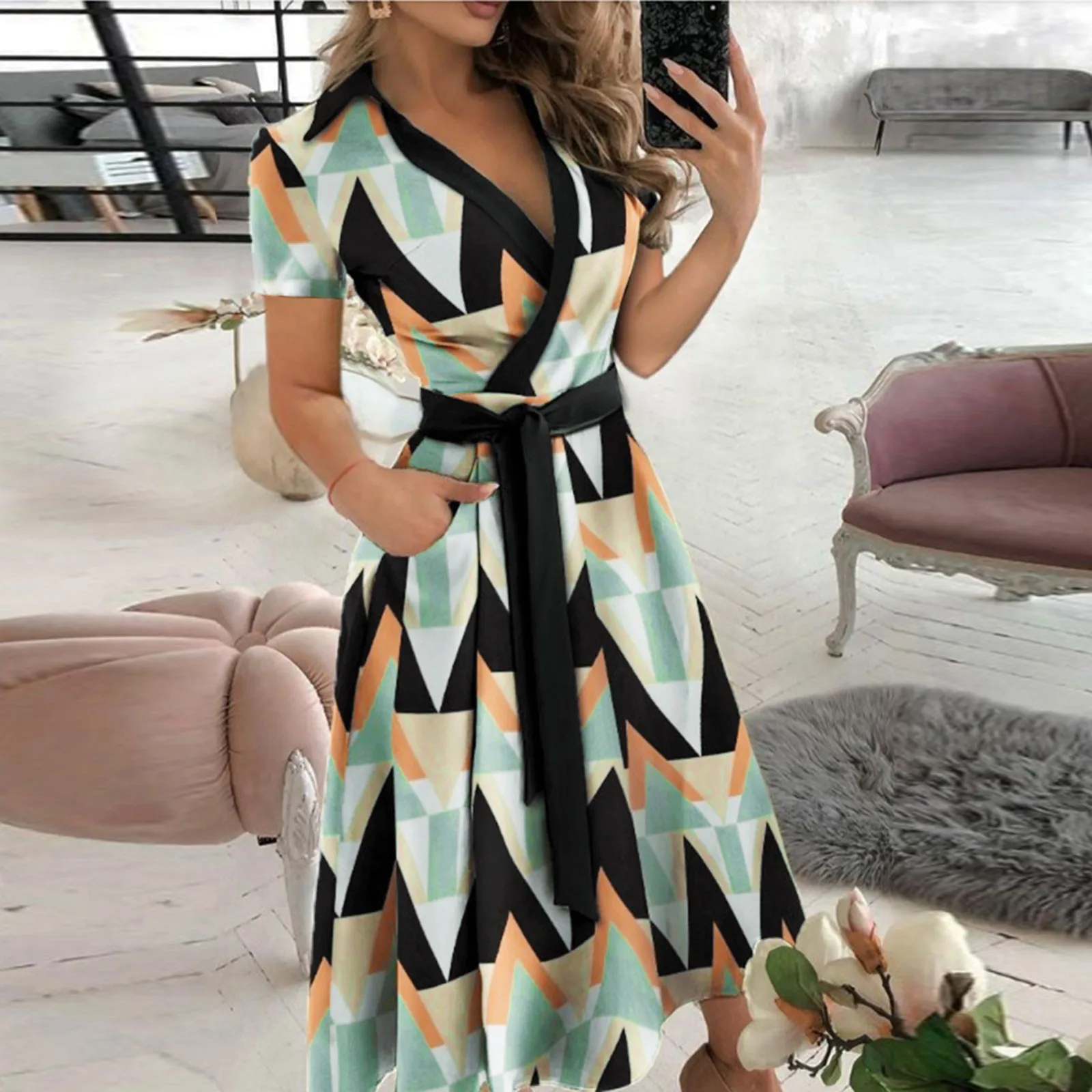 

Women Holiday Boho Dress Sexy Lace Up Slim Body Wrap Hips Beach Long Dress Fashion Feminino Print Casual A Line Dress Vestidos