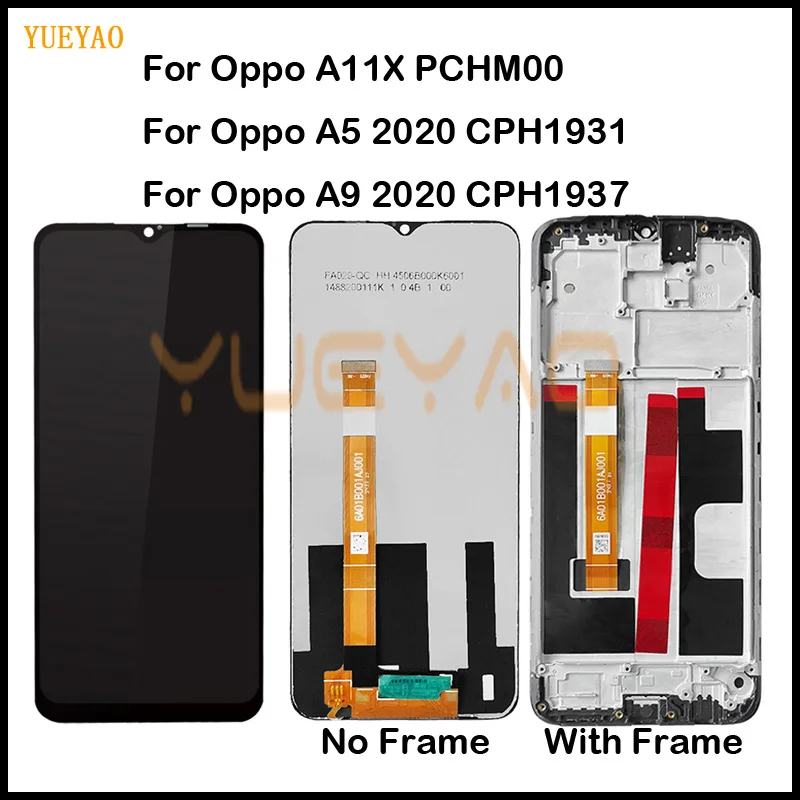 Черный ЖК-дисплей высококачественный защитный чехол для Oppo A11 / A11x 2019 A5 A9 (2020) CPH1937