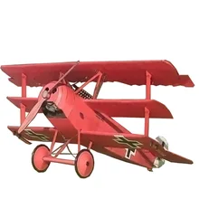 1:33 Fokker три крыла истребитель DIY 3D бумажные карты модели строительные наборы строительные игрушки развивающие игрушки Военная Модель