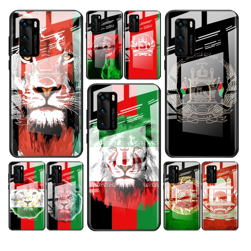 

Tempered Glass Cover Afghan Afghanistan Flag For Huawei Y6 Y7 Y9 Y5P Y6P Y8S Y8P Y9A P Smart Z 2019 2020 2021 Phone Case