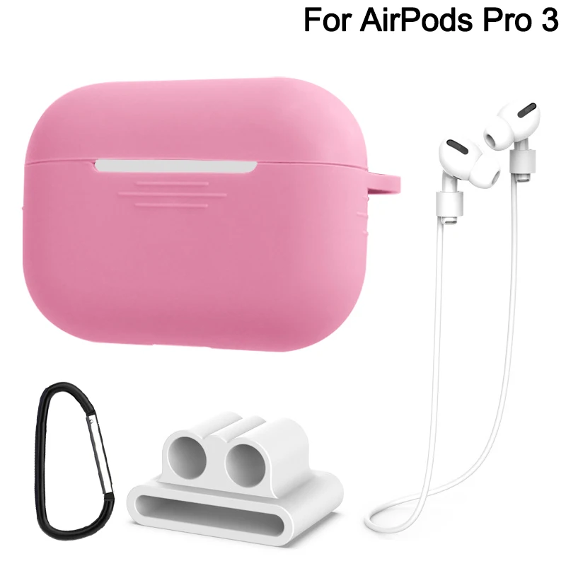 3 Pink Set 7 шт./компл. идеальный чехол для airpods 2 для airpods pro 3 Earpods чехол для IPad air стручки pro funda для airpod Чехол чехол Аксессуары - Цвет: 3 Pink Set