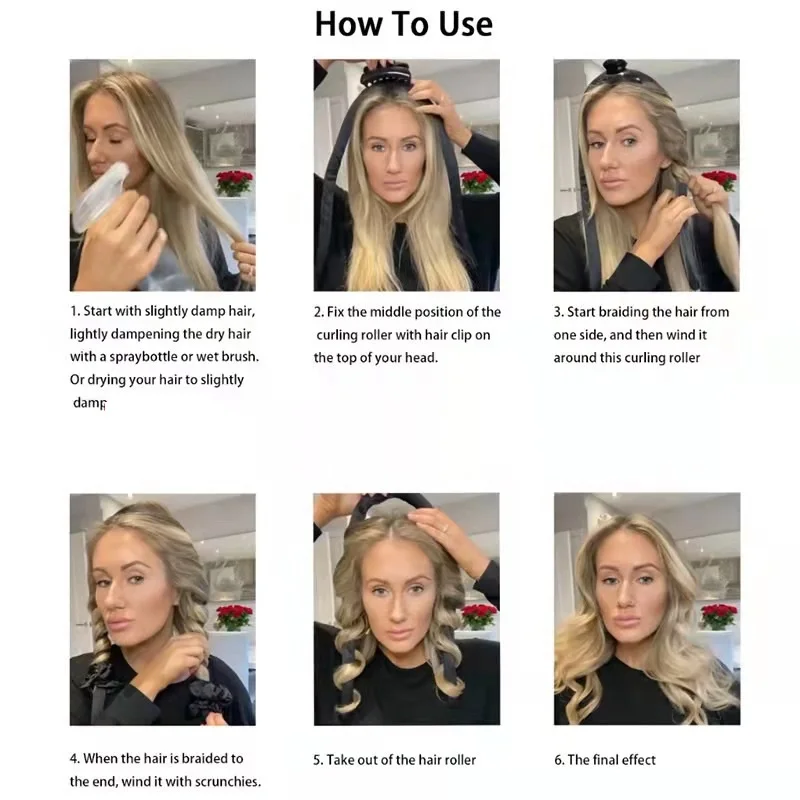 Мягкие бигуди для волос без тепла щипцы завивки товары кудрявых парикмахерский