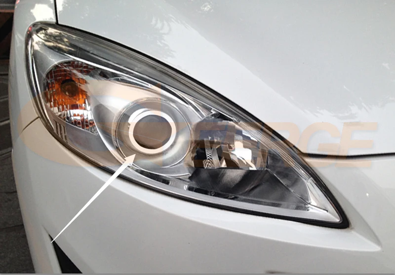 Для Mazda 5 Mazda5 CW 2012 2013 2014 2015 ксеноновые фары отличные ультра яркие CCFL ангельские