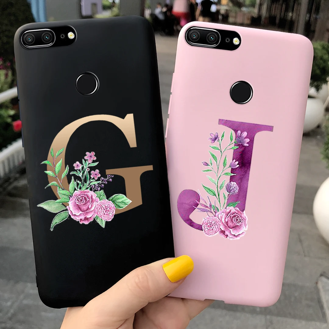 Чехол для Huawei Honor 9 Lite чехол Honor9 с милыми буквами силиконовый мягкий телефона lite