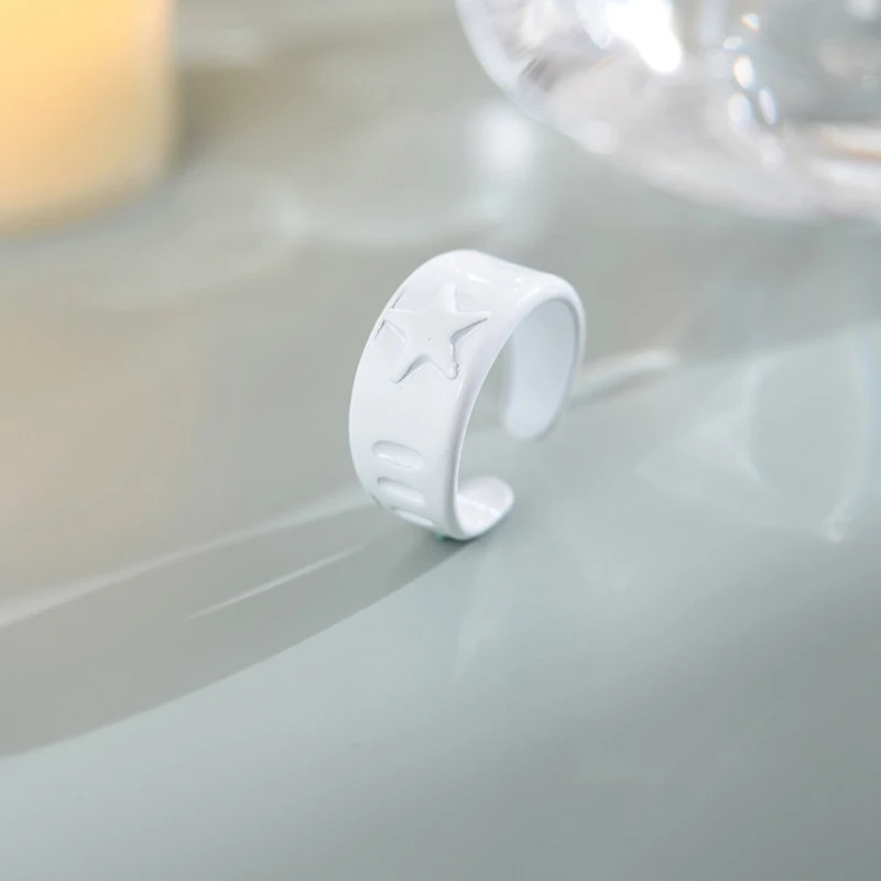 Новинка 2021 модные геометрические кольца ручной росписи конфетных цветов с