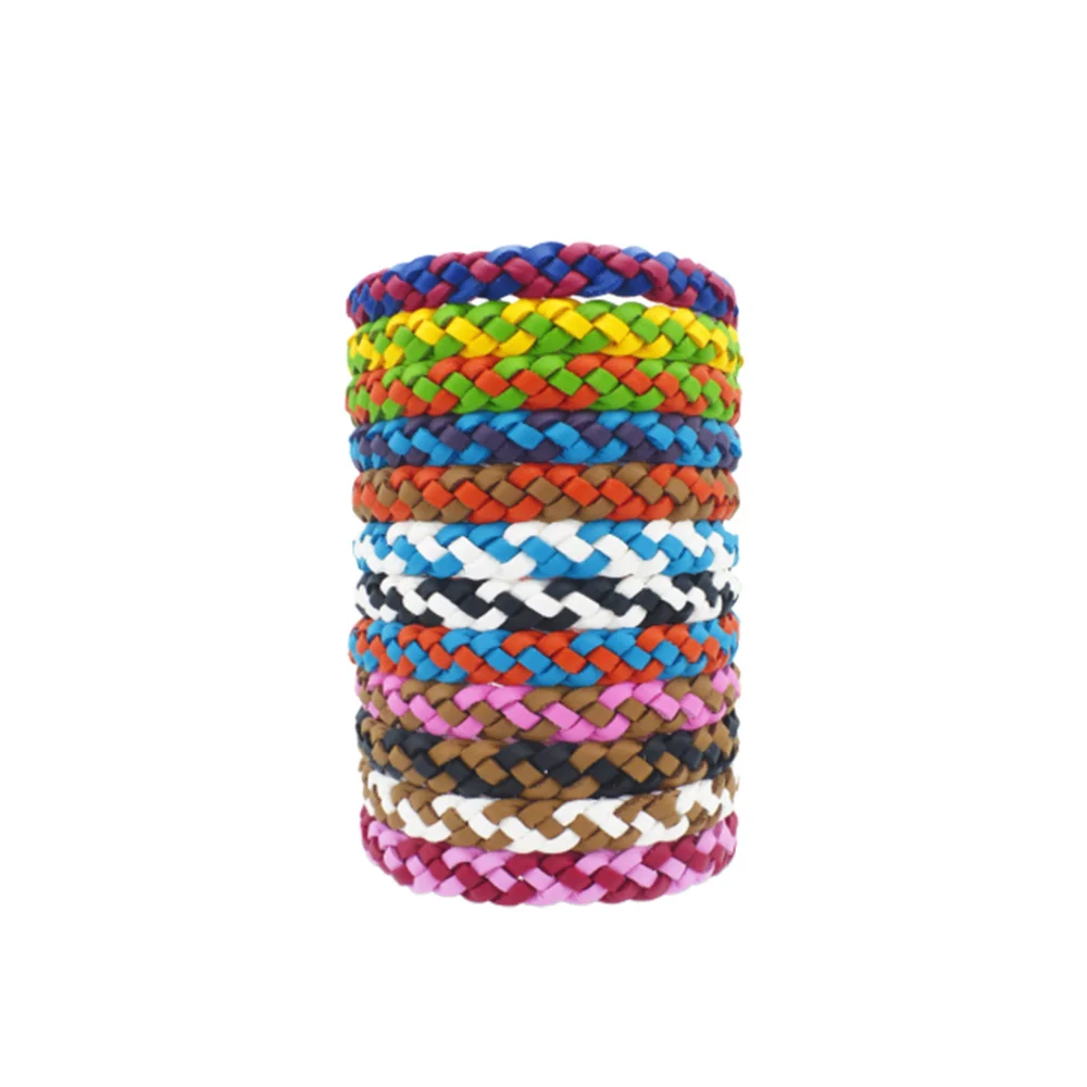 12 шт. в упаковке с натуральной цитронеллой Репеллент Браслет Комаров Борьба