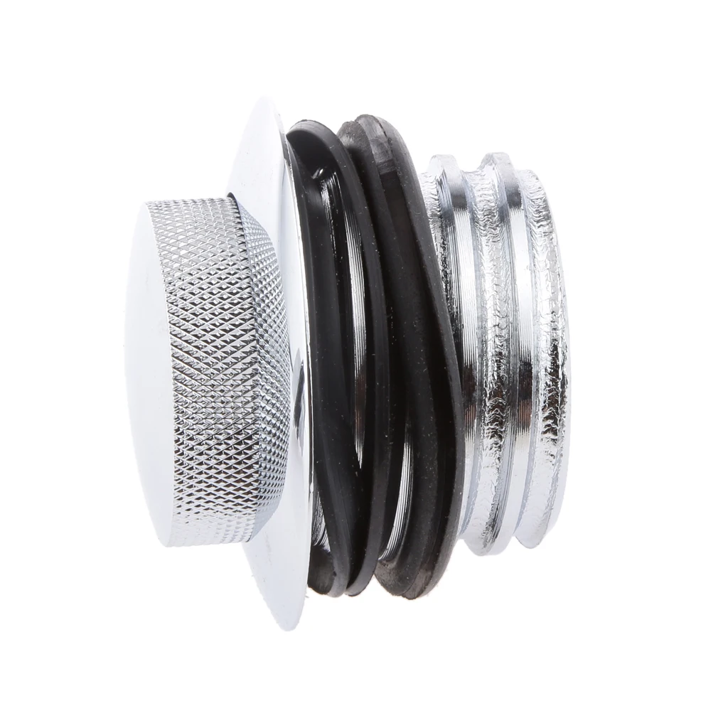 

Chrome Pop-up Stock-style Vented Screw-in Tank Gas Caps For