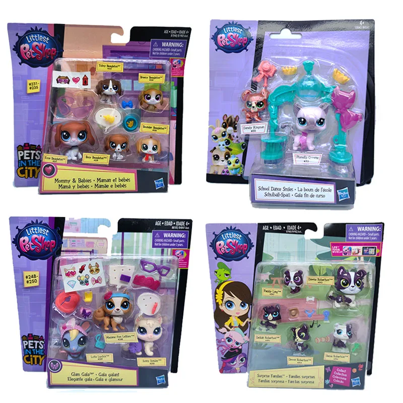 

Authentic pet animal house LPS Littlest pet shop small animals puppy kitten bunny dolphins furnishing articles decorated every t