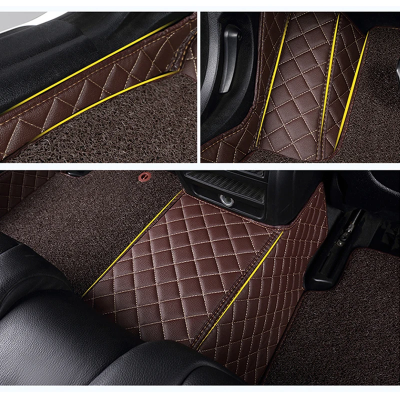 

kokololee Auto Custom car floor mats For jeep grand cherokee compass commander renegade waterproof car accessories Foot mats