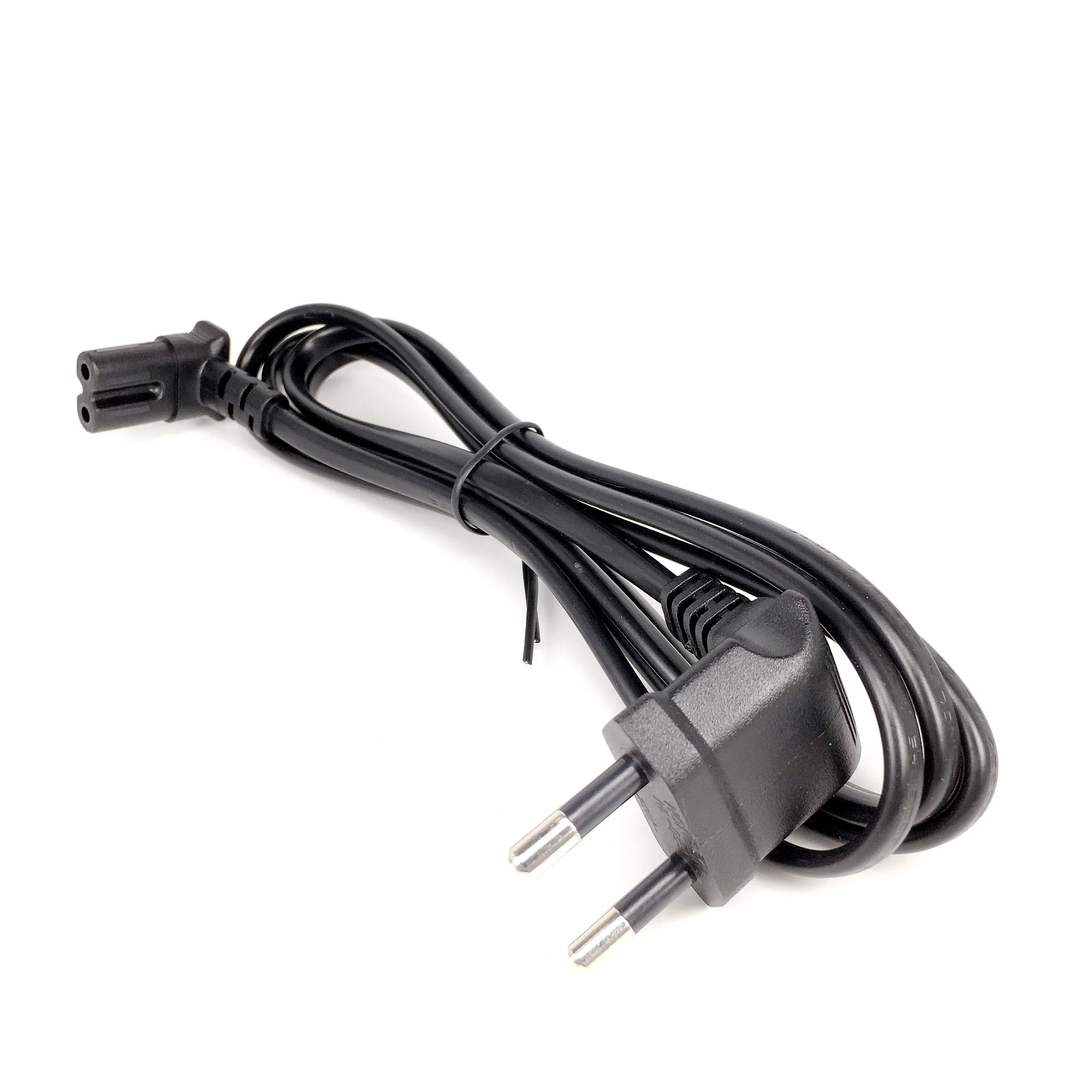 Шнур питания переменного тока C7 с углом 90 градусов для Samsung Philips Sony LED TV EU Schuko CEE7/16 к