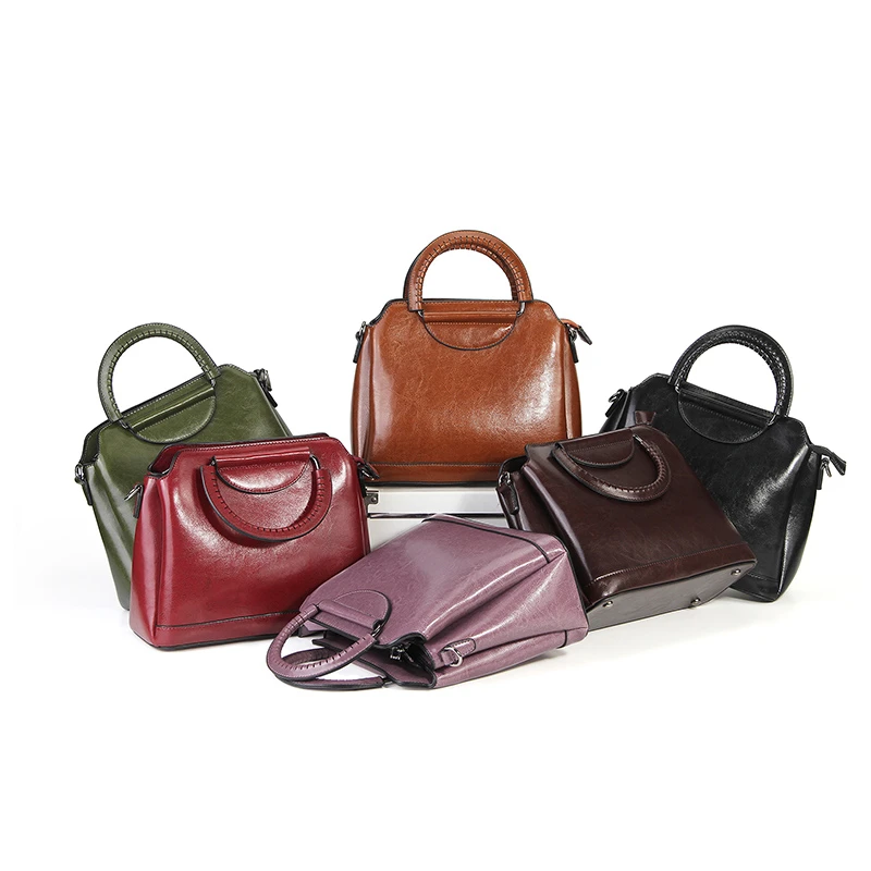 2019 натуральная кожаная сумка для дамы высокий Ёмкость сумки-шопперы женщин