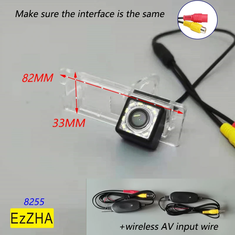 

Dynamic Trajectory Tracks Car Rear View Camera For Renault Fluence Espace Megane 3 Dacia Logan 2 Trafic Laguna Symbol 4LED light