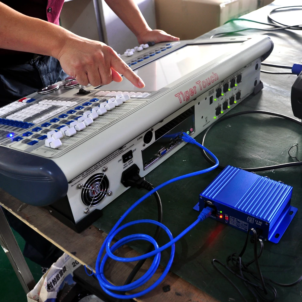 Thernet DMX узел четыре выхода DMX512 RDM V1.0 доступен адаптер с поддержкой DHCP индикатора