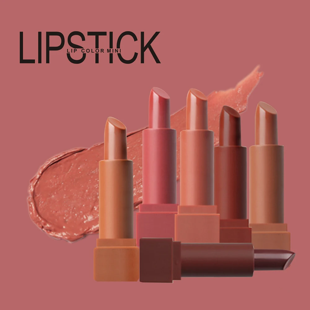 

1 Set Lipstick Long Lasting Matte Makeup Cosmetic Portable Gift for Women Lady SOYW889