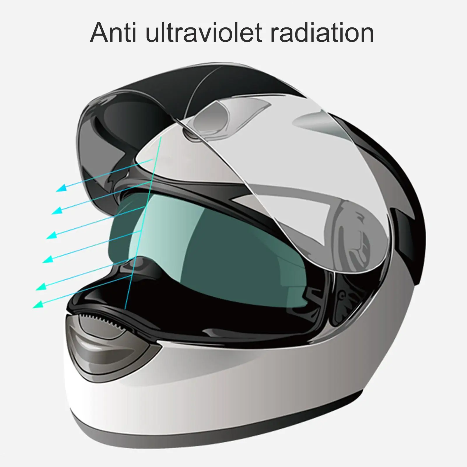 

Motorcycle Helmet Film Anti-fog Lens Sticker High-definition Universal Waterproof Film Motorcycle Helmet Accessories