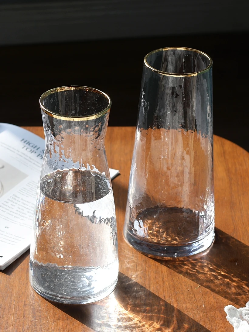 Креативная стеклянная ваза с узором молотка Террариум гидропонные системы цветы