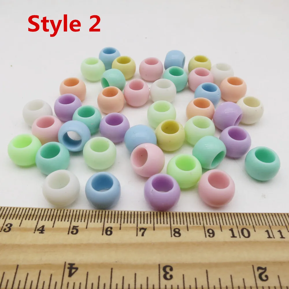 20 шт. 50 цветные вязаные крючком женские косы для девочек волос страшные бусины