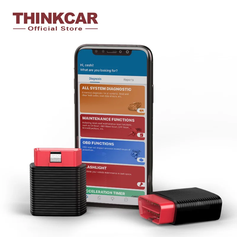 THINKCAR 2 ThinkDriver Car Auto Scanner Diagnostic Tool ABS SAS Resets Full Systems OBD2 Key Program Read Clear Code Reader | Автомобили и
