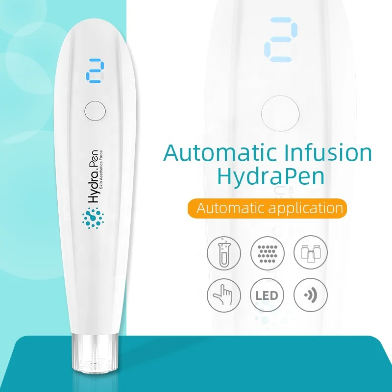 Wireless Hydra Pen H2 Professional Microneedling Pen Automatic Infusion Hydra Pen Portable Smart Injector Water Mesotherapy