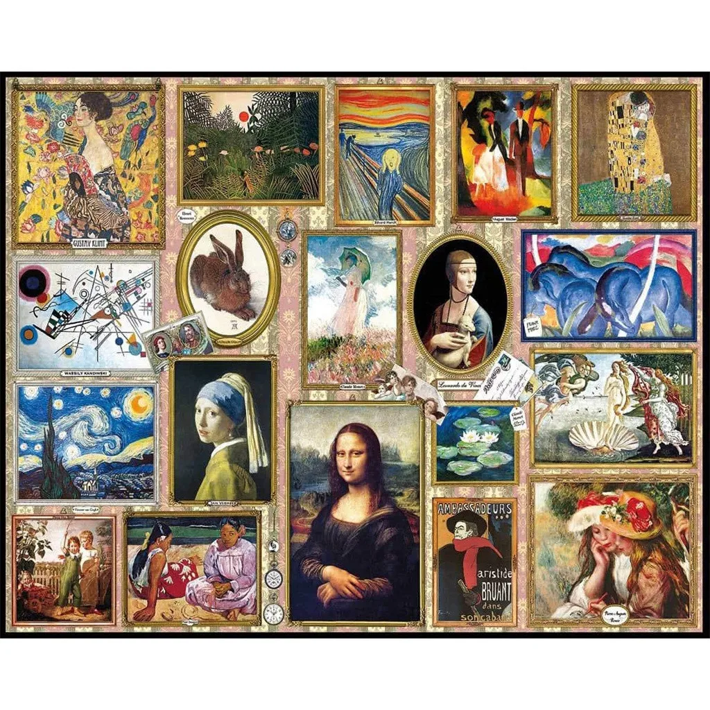 

1000 Pieces Jigsaw Puzzle Set Various Landscape Patterns Jigsaw Puzzle Educational Toy For Kids Classical Painting
