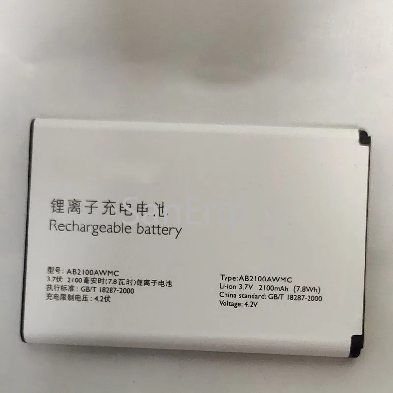 Аккумулятор AB2100AWMC 2100 мА · ч для смартфона Philips Xenium X622 W632 W336 V726/Smart мобильный