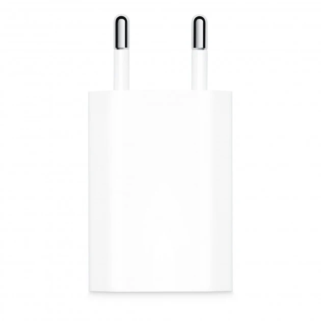 Сетевое зарядное устройство e2e4 Power Adapter 1USB 1A белый OT MD813ZM WH|Зарядные устройства для