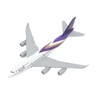 thai airways boeing 747 aircraft diecast model 6 metal airplane miniature collection toys