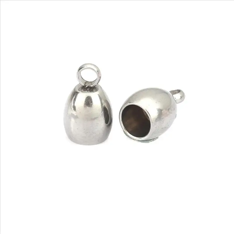 Новинка 304 наконечники для шнура из нержавеющей стали часы фурнитура