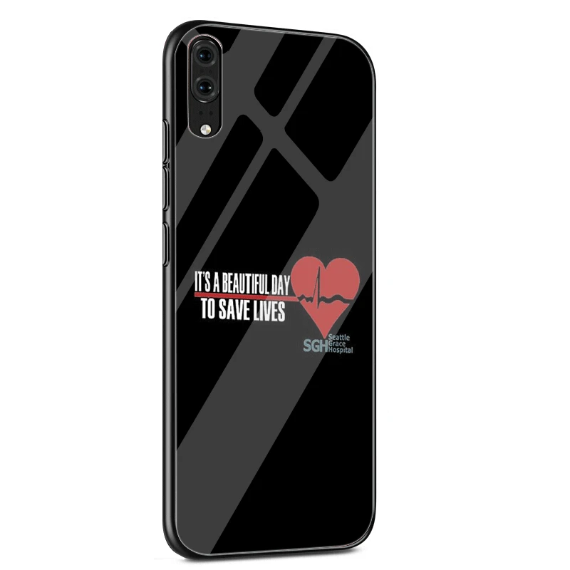 Американский ТВ серый анатомический чехол стекло для huawei P30 P10 P20 Pro P Smart mate 10 20 Lite Y6
