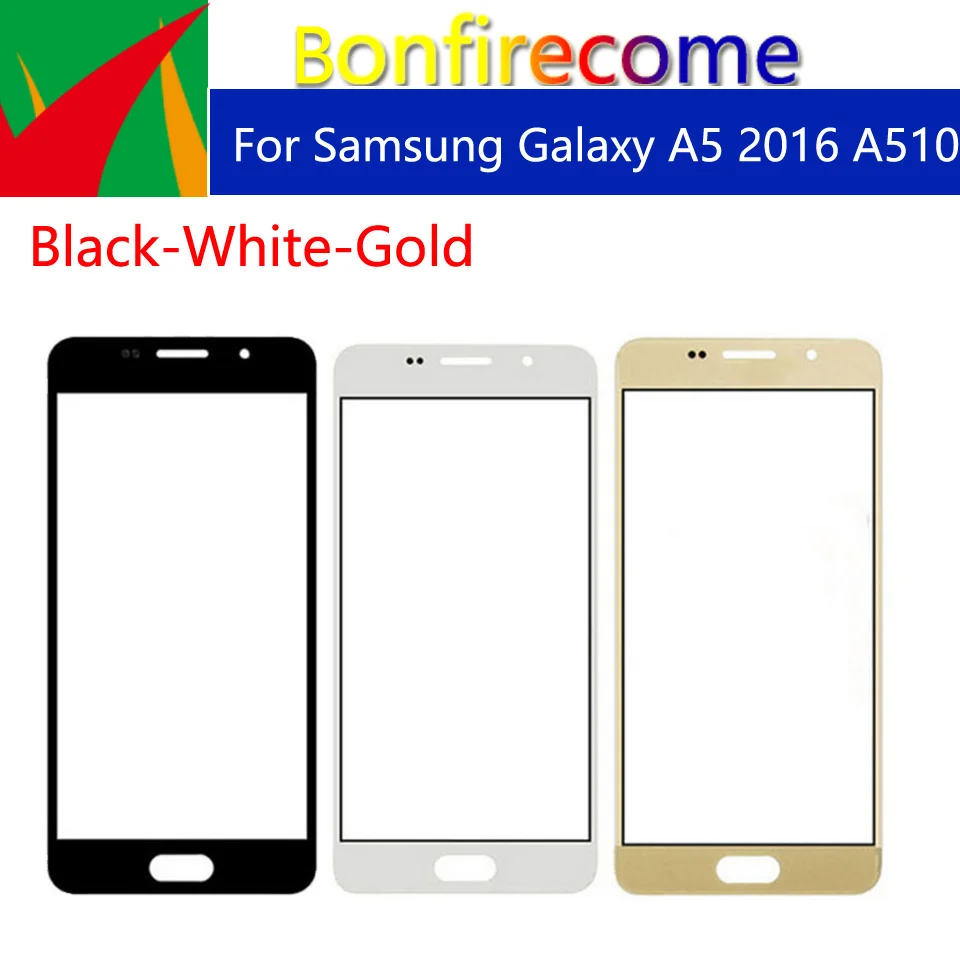 10 шт./партия сенсорный экран для Samsung Galaxy A5 2016 A510 SM A510F A510F/DS передняя стеклянная