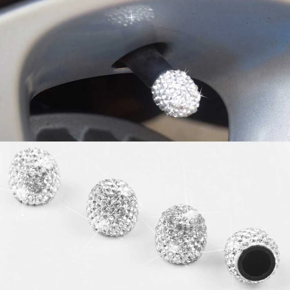 

4x Tire Valve Stem Cap Dust Cover For Automobiles And Motorcycles Auto Replacement Parts Tire Accessories