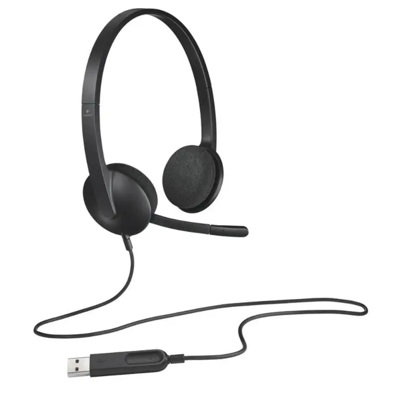 Б/у: наушники для компьютера с USB разъемом и поддержкой 1,8 м для работы в офисе с Windows Mac