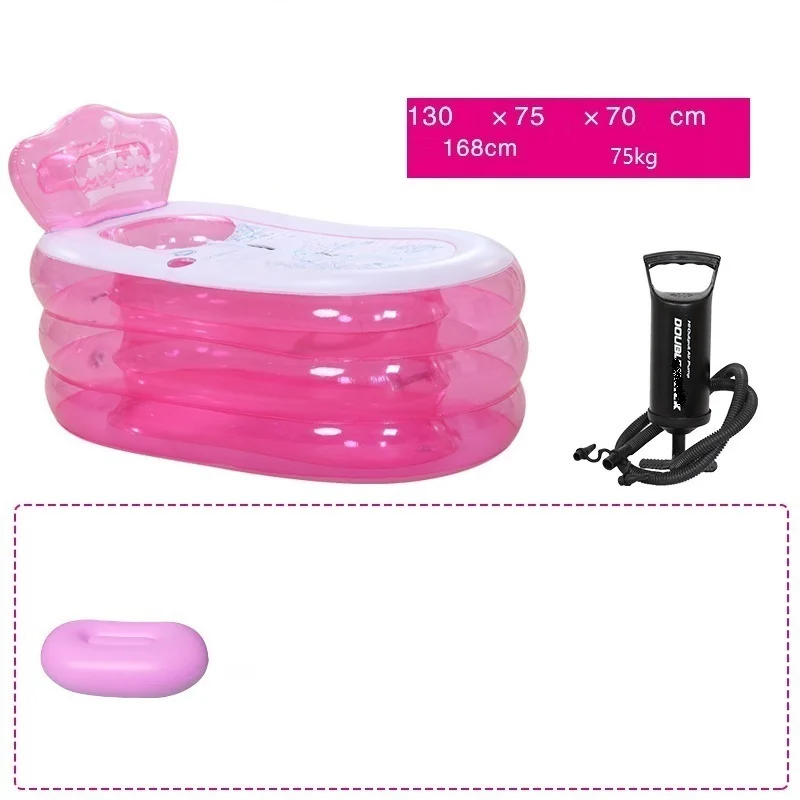 

Inflable Bad Volwassenen Portable Opblaasbaar Kids Pool Baby Pedicure Spa Hot Adult Bath Tub Inflatable Bathtub