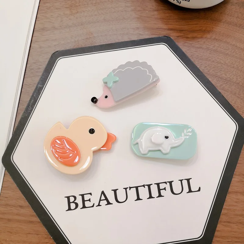 

Trendy Girls Cartoon Hair Clip For Women Fashion New Fruit Barrettes Cute Animal Hairpins Classic Hair Accessories Head Wear