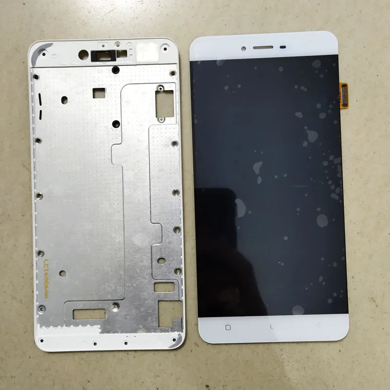Протестированный белый/золотой для BLU Vivo 5 пять ЖК дисплей + сенсорный экран