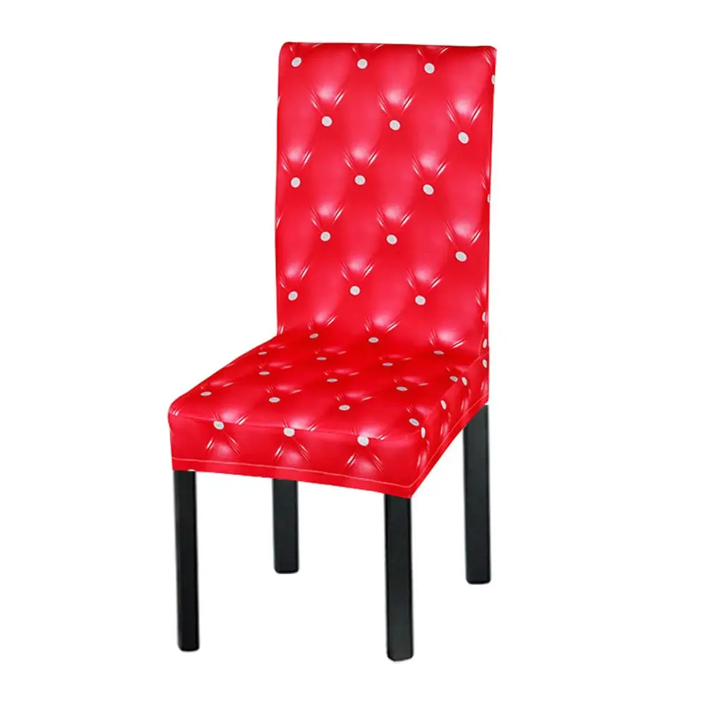 red Meijuner, новинка, эластичный Чехол для стула из спандекса и волокна, для свадьбы, банкета, отеля, противообрастающее волокно, стандартное, офисное, Европейское, синее, MJ029 - Цвет: red