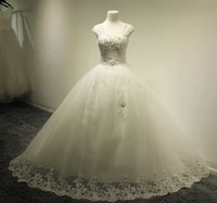 free shipping vestido de noiva casamento romantic crystal long wedding dress 2018 new fashionable sweetheart ball bridal gown