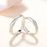 925 sterling silver pair ring wedding ring jewelry for women diamond ring fashion and contracted rings for women