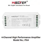 Miboxer PA4 DC12V 24V Max. 15A 4-Channle 6ACH высокая производительность RGB фотоконтроллер для RGB