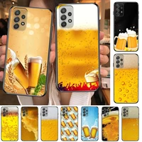 popular beer phone case hull for samsung galaxy a70 a50 a51 a71 a52 a40 a30 a31 a90 a20e 5g a20s black shell art cell cove