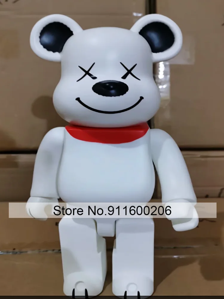 

Bearbricklys 28cm 400% Bear&bricklys Toy White Blocks Bear Toy Action Toy Figures Garage Kits Dolls Kids Toys