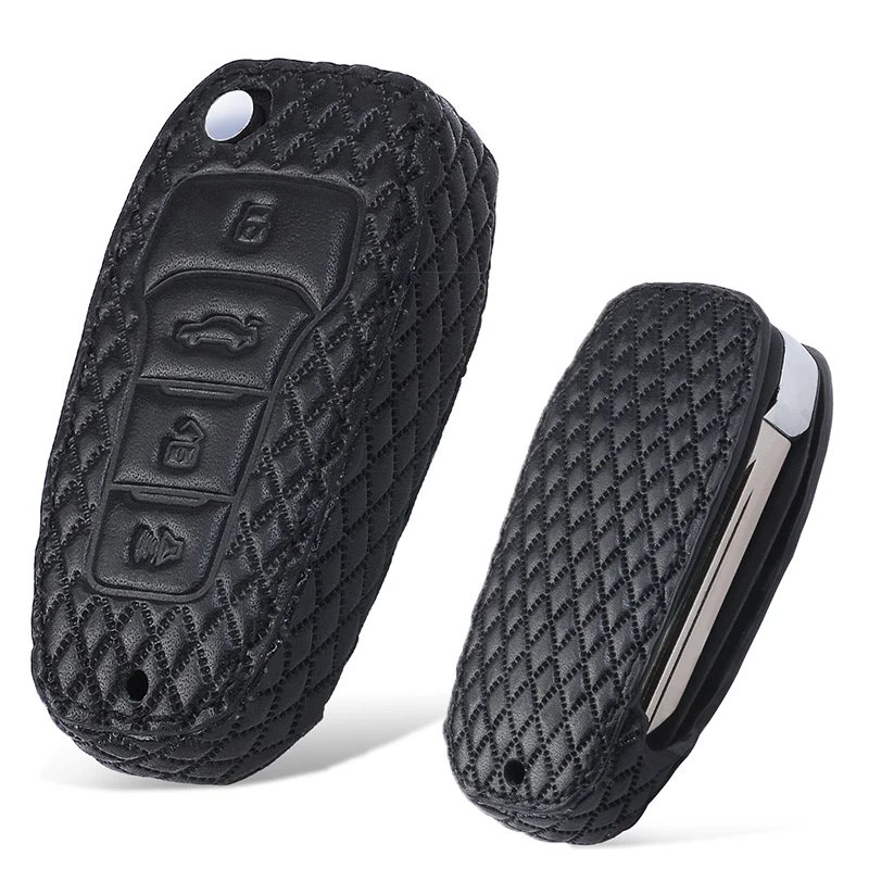 KEYECU 315MHz 4D62 Chip CWTWBU811 Upgraded Flip 4 Button Remote Key Fob key for Subaru Tribeca 2011-2014 Leather case | Автомобили и