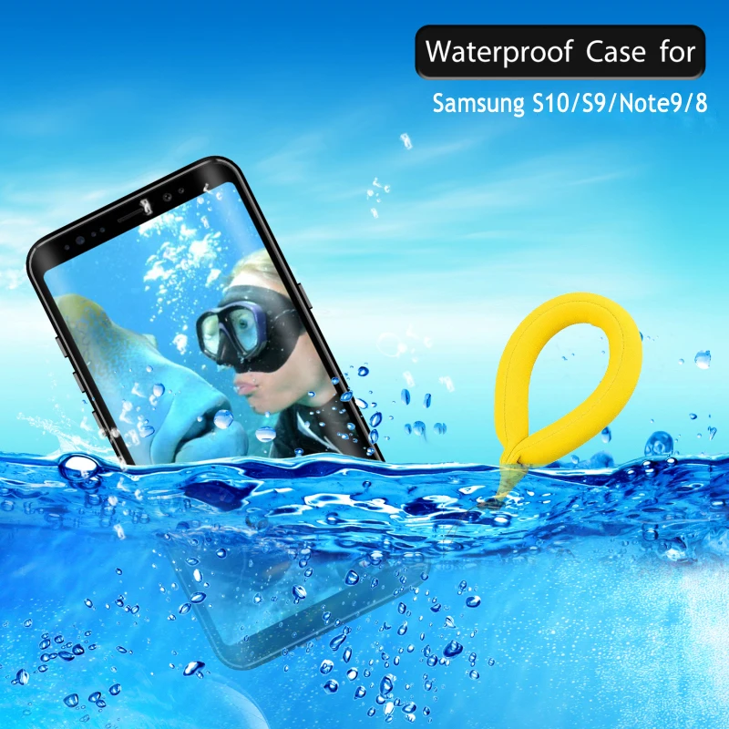 Для Coque Samsung S10Plus чехол S10 5G водонепроницаемый 360 защиты IP68 Note9 Galaxy Note 9 A51 51 S9 плюс Etui