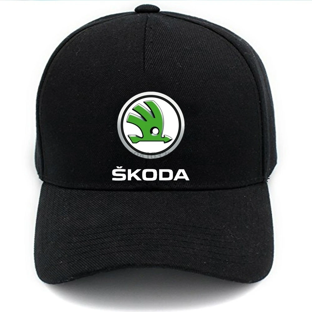 skoda logo Men Women Solid Color Baseball Caps Travel and Trip Sunshade Hat Casquette Caps Peaked Caps
