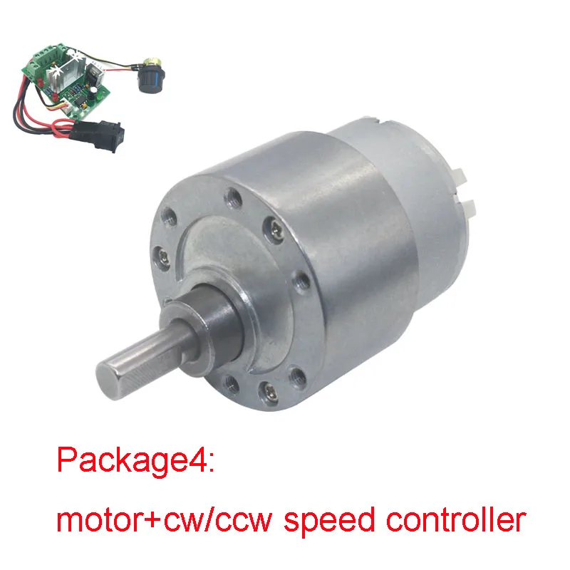 JGB37-500 DC 6 0 V 9V 12V электрический мотор с понижающим Шестерни микро Сталь высоким